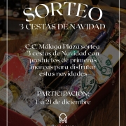 Sorteo de 3 Cestas de Navidad en Málaga Plaza