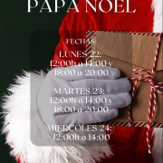 VISITA DE PAPA NOEL AL MALAGA PLAZA