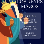 VISITA DE LOS REYES MAGOS A MÁLAGA PLAZA
