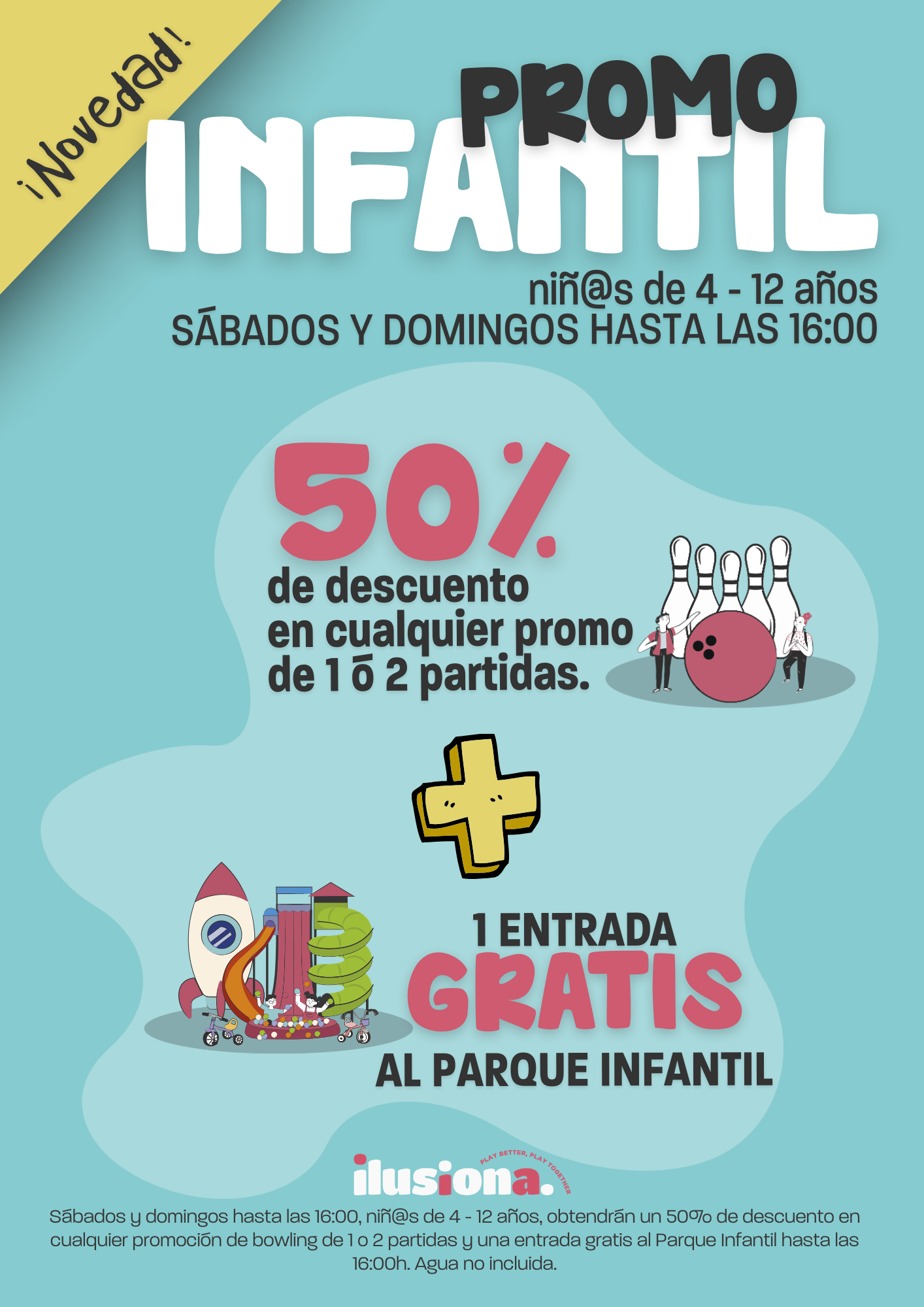Promo Infantil Bowling + Parque