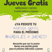 Promo miércoles / jueves gratis en Ilusiona